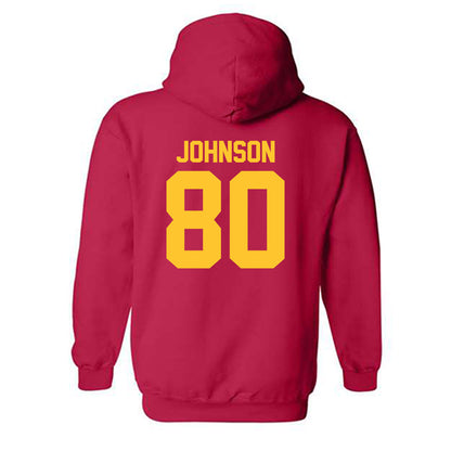 USC - NCAA Football : Sam Johnson - Classic Shersey Hooded Sweatshirt-1