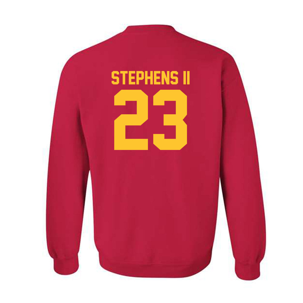 USC - NCAA Football : Desman Stephens II - Classic Shersey Crewneck Sweatshirt-1