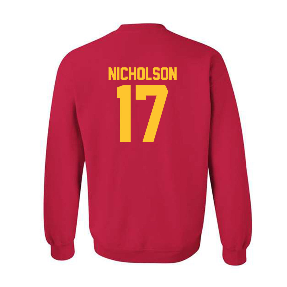 USC - NCAA Football : DeCarlos Nicholson - Classic Shersey Crewneck Sweatshirt-1