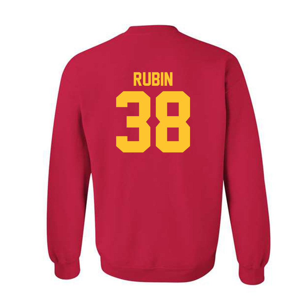 USC - NCAA Football : Isaiah Rubin - Classic Shersey Crewneck Sweatshirt-1