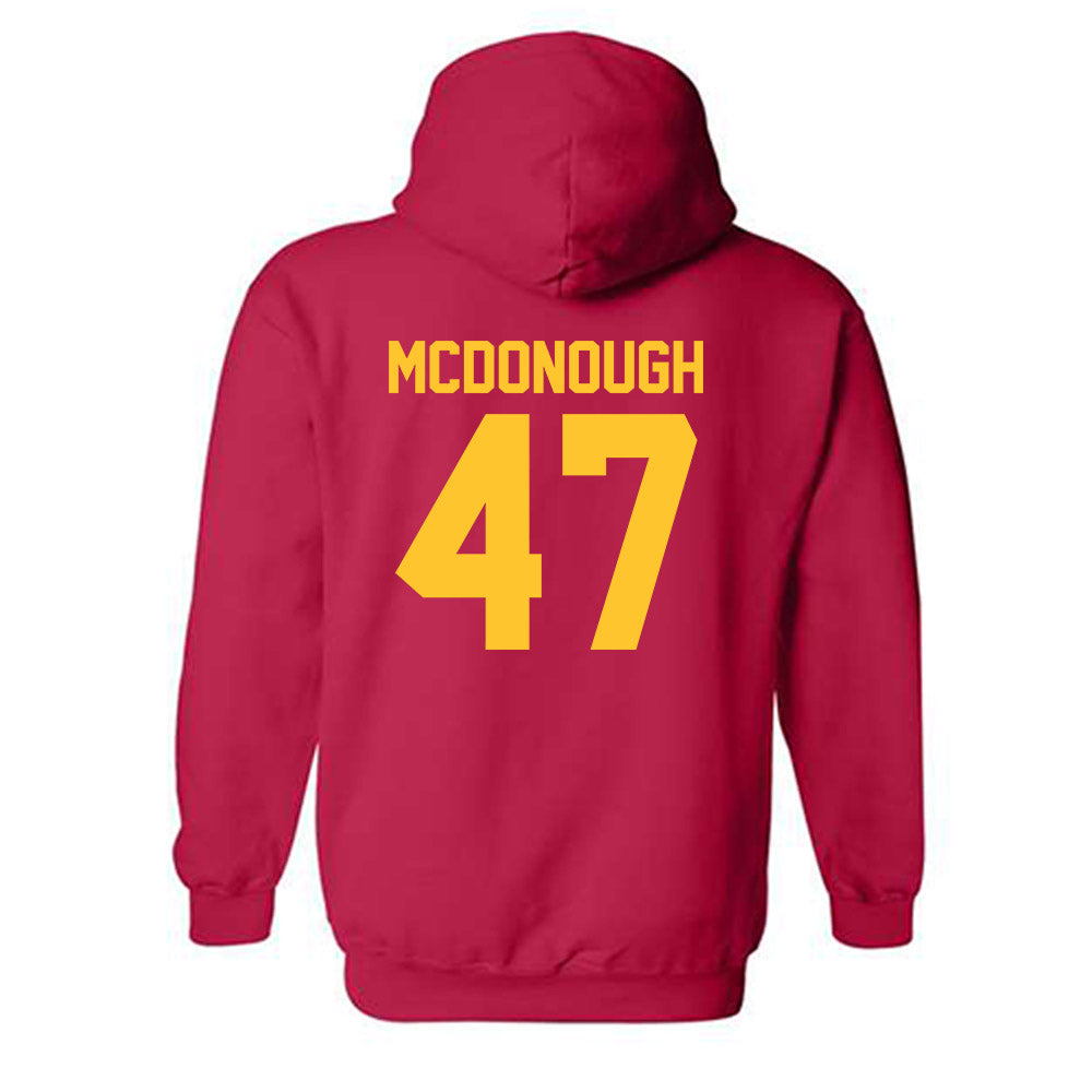 USC - NCAA Football : Devin McDonough - Classic Shersey Hooded Sweatshirt-1