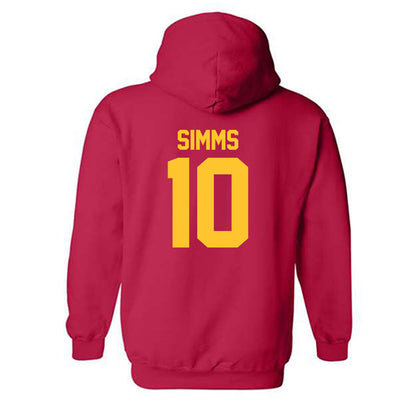 USC - NCAA Football : Corey Simms - Classic Shersey Hooded Sweatshirt-1