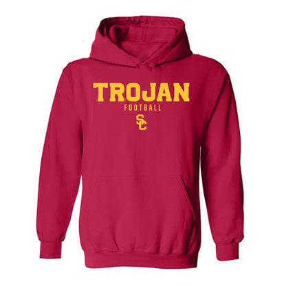 USC - NCAA Football : Travis Leonard - Classic Shersey Hooded Sweatshirt-0