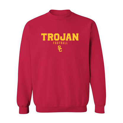 USC - NCAA Football : Travis Leonard - Classic Shersey Crewneck Sweatshirt-0