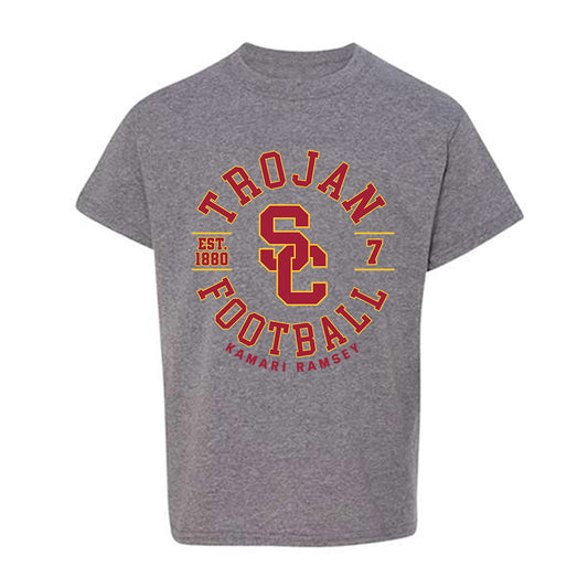 USC - NCAA Football : Kamari Ramsey - Youth T-Shirt-0