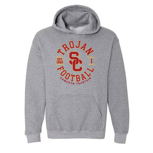 USC - NCAA Football : Kameryn Fountain - Hooded Sweatshirt-0
