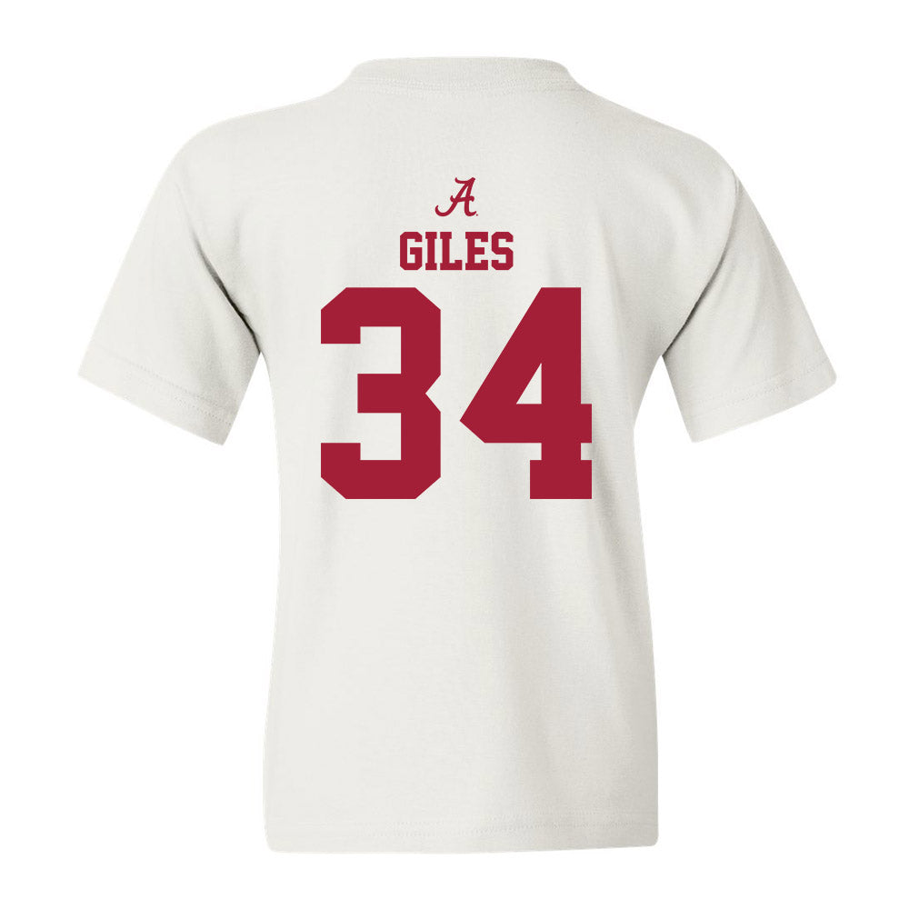 Alabama - NCAA Softball : Marlie Giles - Youth T-Shirt