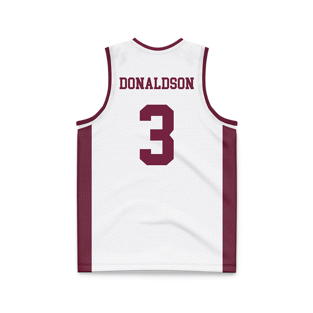 Fordham - NCAA Women's Basketball : Taylor Donaldson - White Basketball Jersey-1