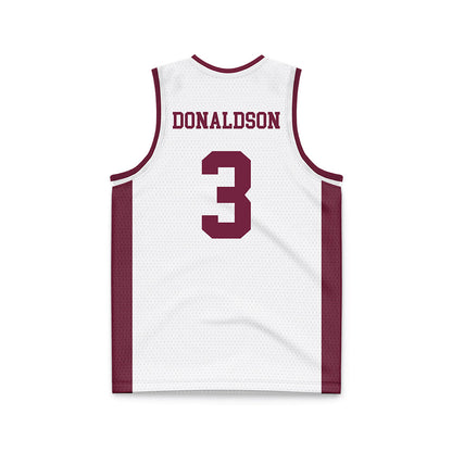 Fordham - NCAA Women's Basketball : Taylor Donaldson - White Basketball Jersey-1