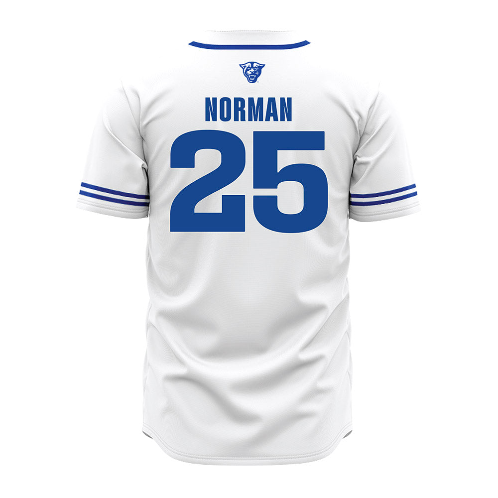 Georgia State - NCAA Baseball : Ross Norman - White Jersey-1