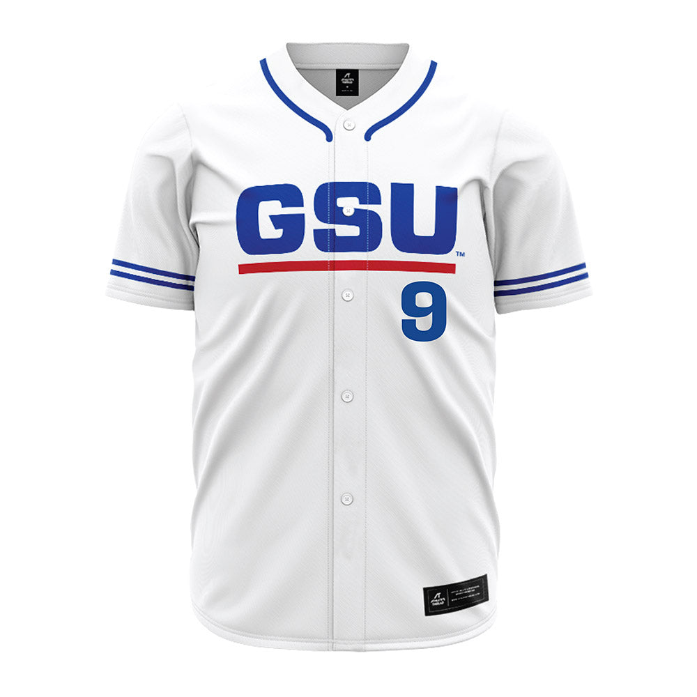 Georgia State - NCAA Baseball : Hunter Carlson - White Jersey-0