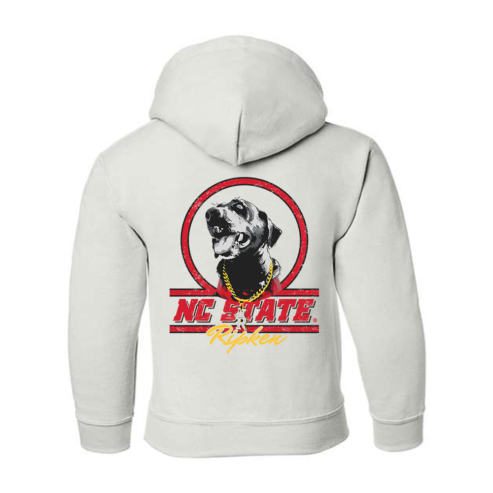 NC State - Ripken : - Youth Hooded Sweatshirt-1