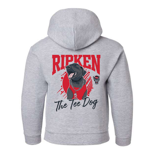 NC State - Ripken : - Youth Hooded Sweatshirt-1