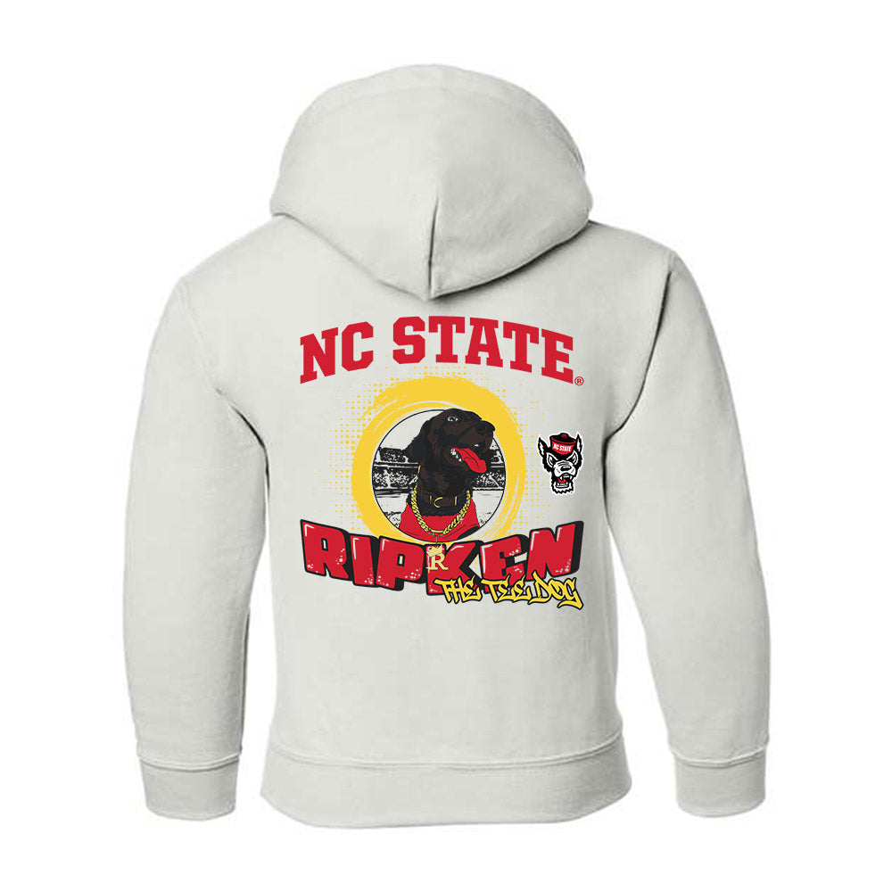 NC State - Ripken : - Youth Hooded Sweatshirt-1