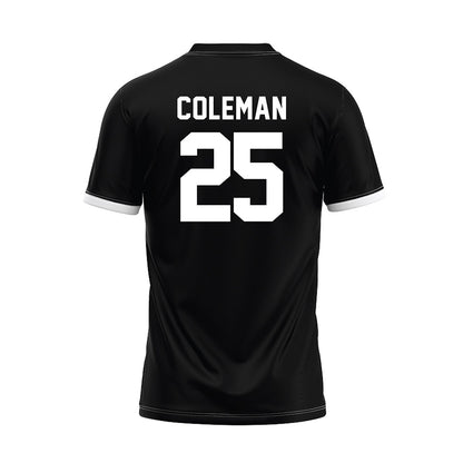 USC Upstate - NCAA Baseball : Micah Coleman - Black Baseball Jersey-1
