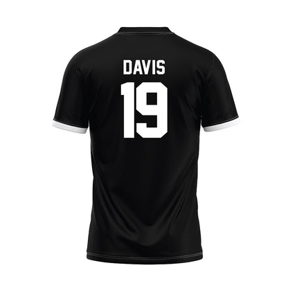 USC Upstate - NCAA Baseball : Tyler Davis - Black Baseball Jersey-1