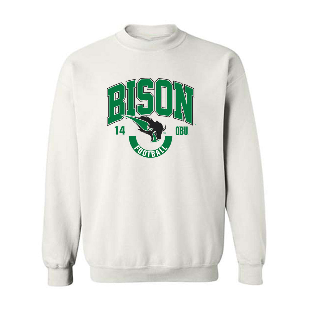 OKBU - NCAA Football : Garrett Vaughn - Classic Fashion Shersey Crewneck Sweatshirt