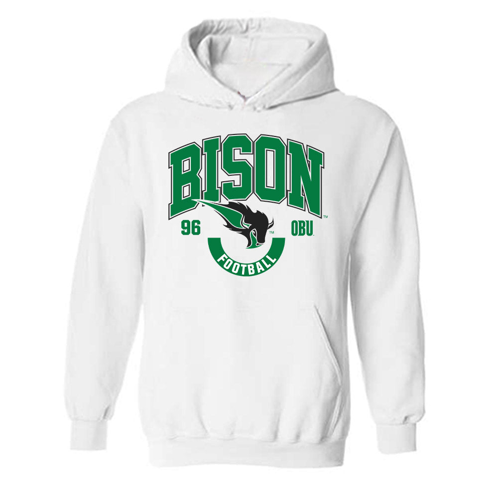 OKBU - NCAA Football : Noah Washington - Classic Fashion Shersey Hooded Sweatshirt-0