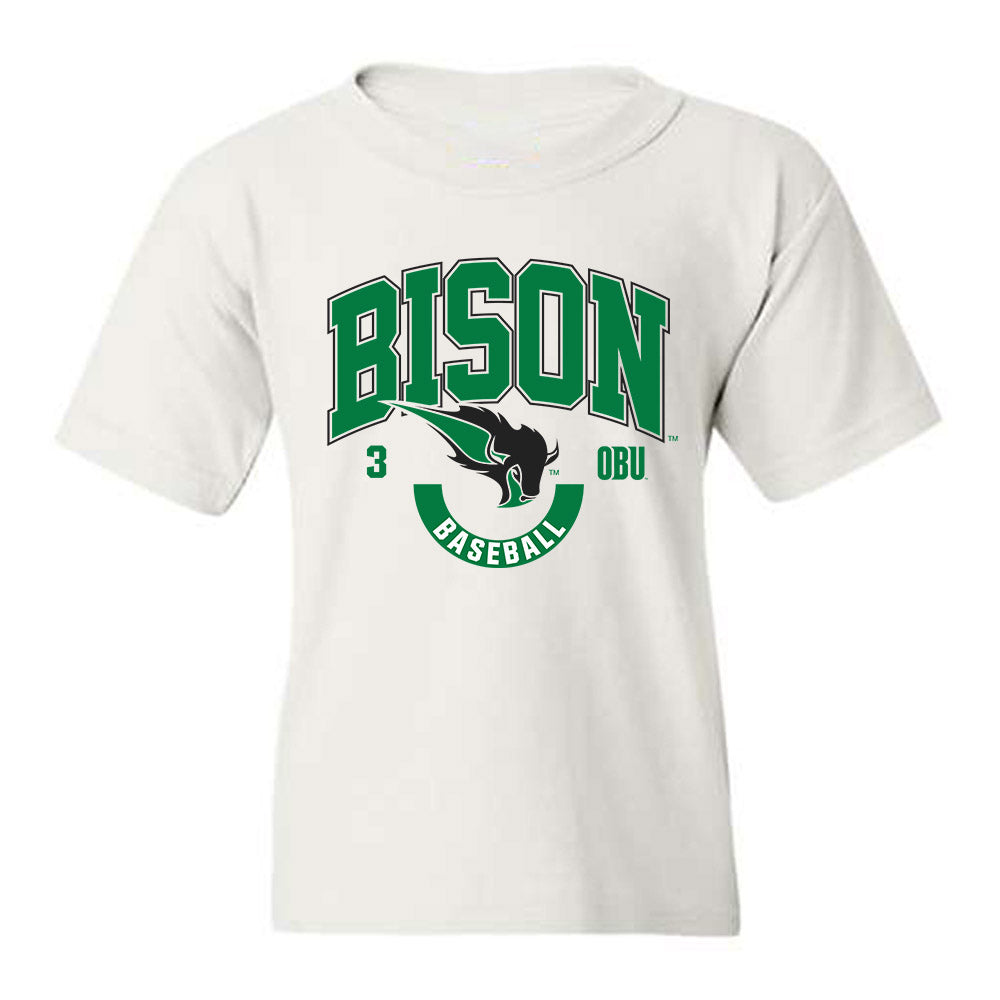 OKBU - NCAA Baseball : Isaac Hill - Classic Fashion Shersey Youth T-Shirt-0