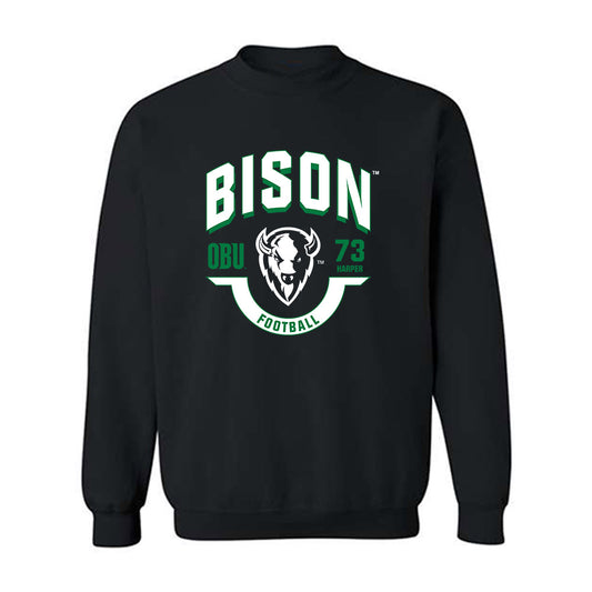 OKBU - NCAA Football : Ian Harper - Classic Fashion Shersey Crewneck Sweatshirt-0