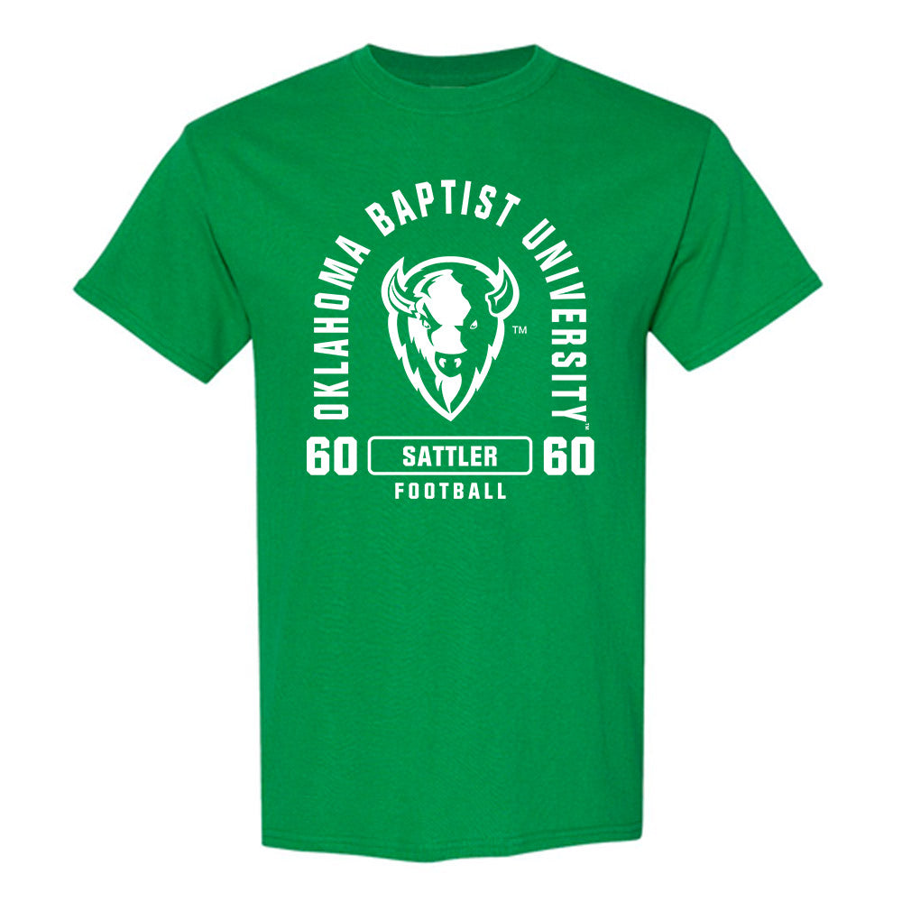 OKBU - NCAA Football : Landry Sattler - Classic Fashion Shersey T-Shirt-0