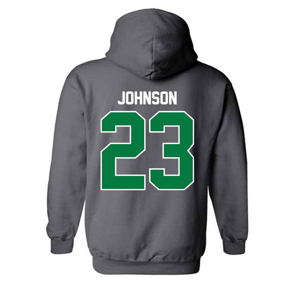 OKBU - NCAA Baseball : Quinn Johnson - Classic Shersey Hooded Sweatshirt-1