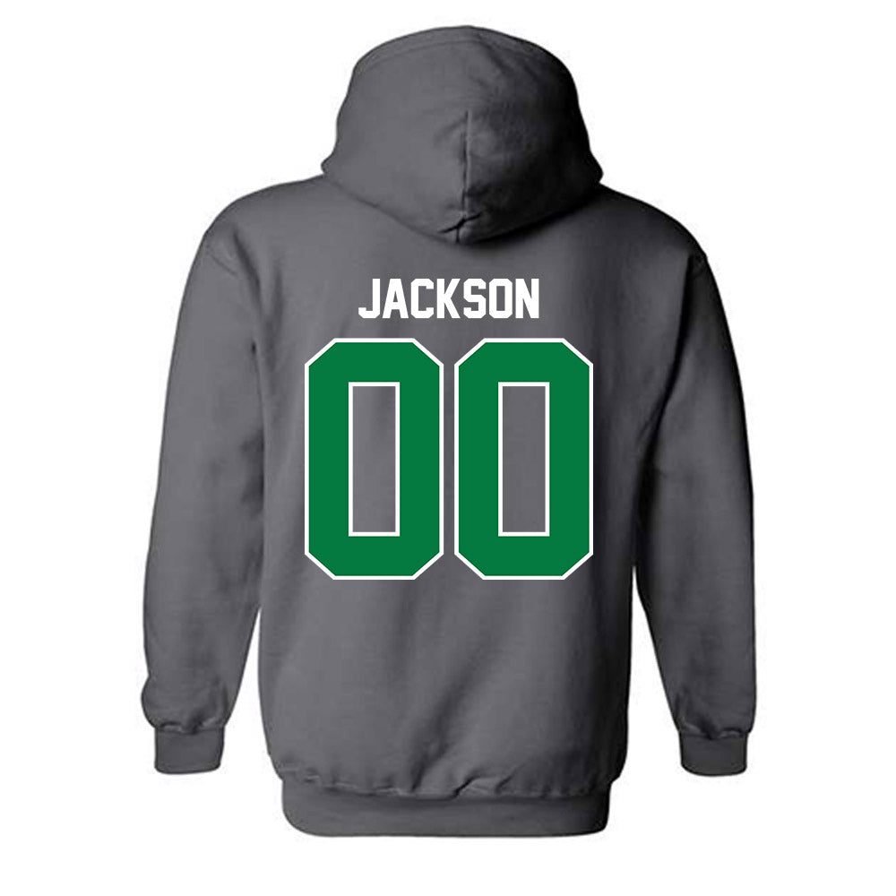 OKBU - NCAA Football : John Jackson - Classic Shersey Hooded Sweatshirt-1