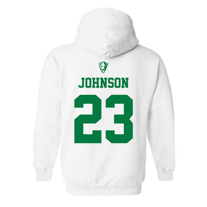 OKBU - NCAA Baseball : Quinn Johnson - Classic Shersey Hooded Sweatshirt-1