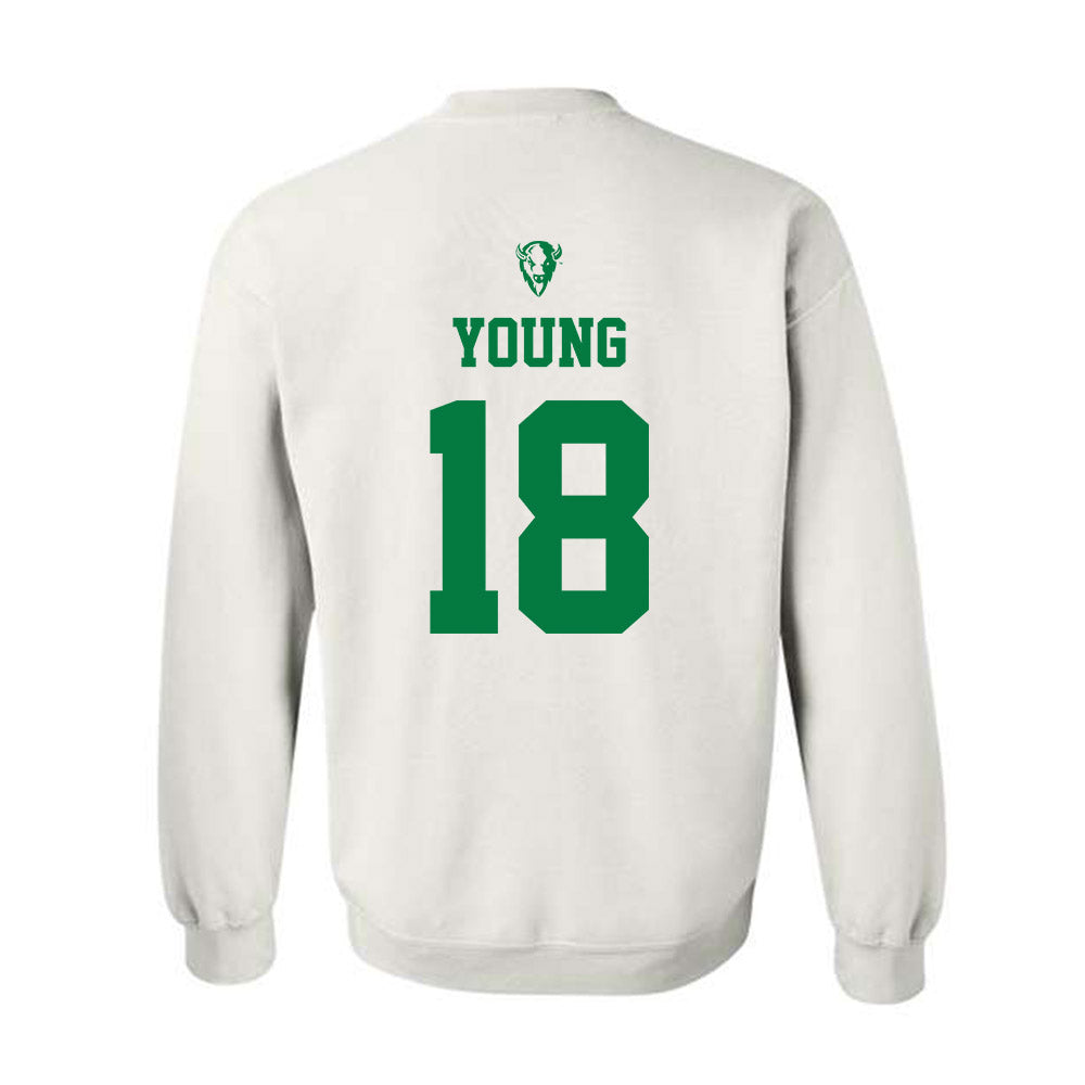 OKBU - NCAA Football : Matthew Young - Classic Shersey Crewneck Sweatshirt-1