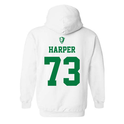 OKBU - NCAA Football : Ian Harper - Classic Shersey Hooded Sweatshirt-1