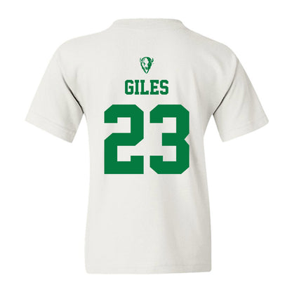 OKBU - NCAA Football : Caleb Giles - Classic Shersey Youth T-Shirt-1