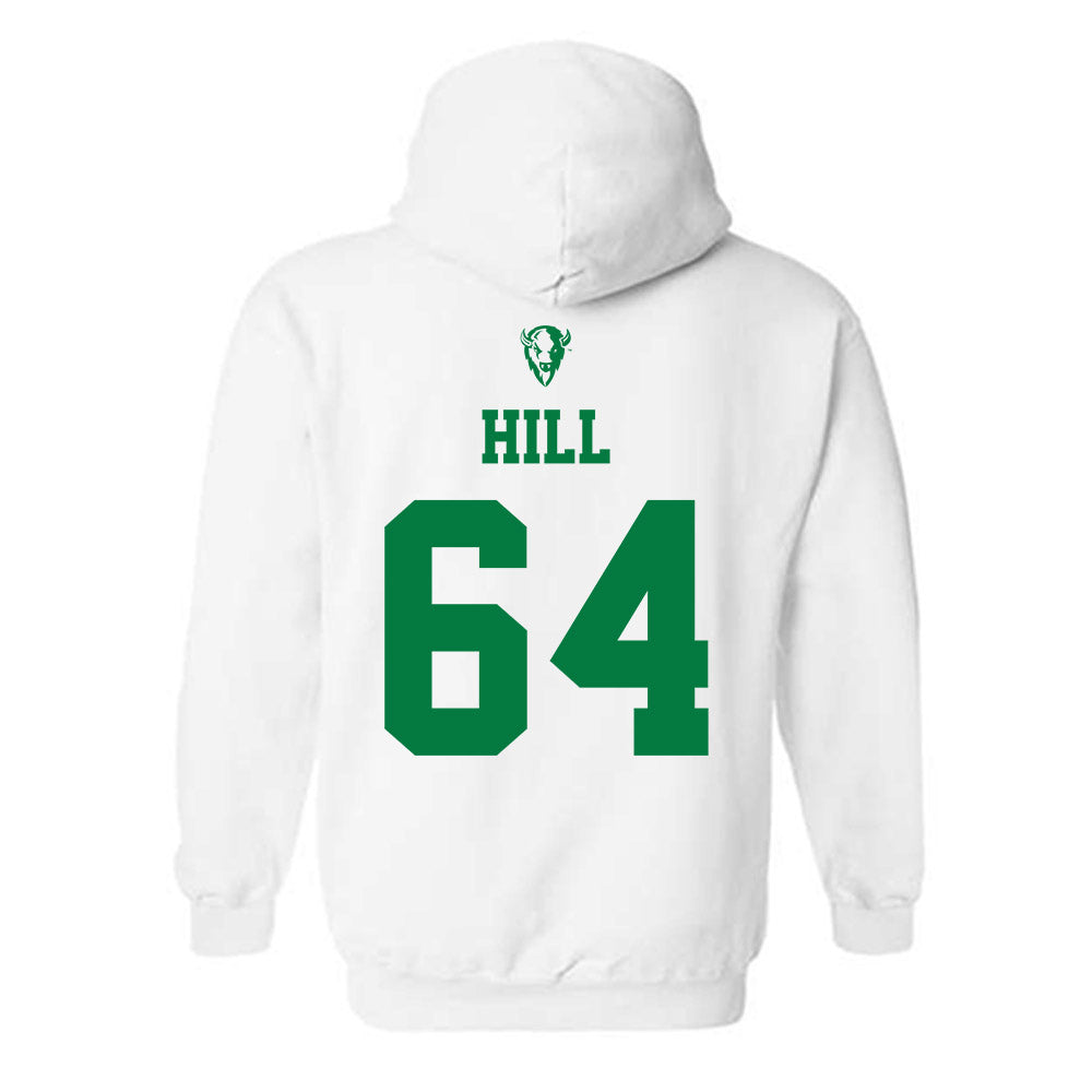OKBU - NCAA Football : Graham Hill - Classic Shersey Hooded Sweatshirt-1
