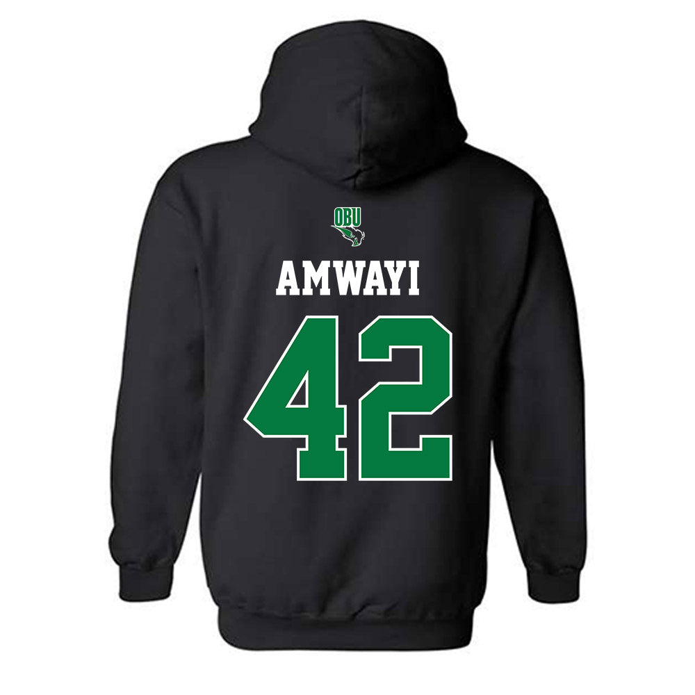 OKBU - NCAA Football : Bradley Amwayi - Classic Shersey Hooded Sweatshirt-1