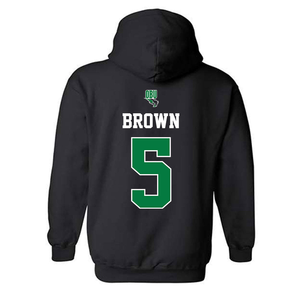 OKBU - NCAA Men's Basketball : Ricky Brown - Classic Shersey Hooded Sweatshirt