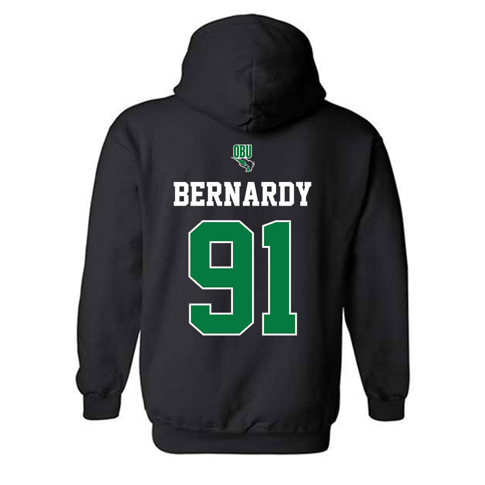 OKBU - NCAA Football : Dylan Bernardy - Classic Shersey Hooded Sweatshirt-1