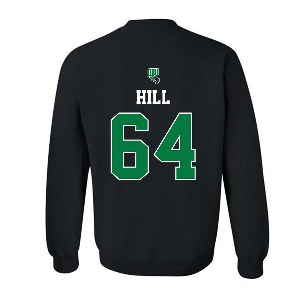 OKBU - NCAA Football : Graham Hill - Classic Shersey Crewneck Sweatshirt-1