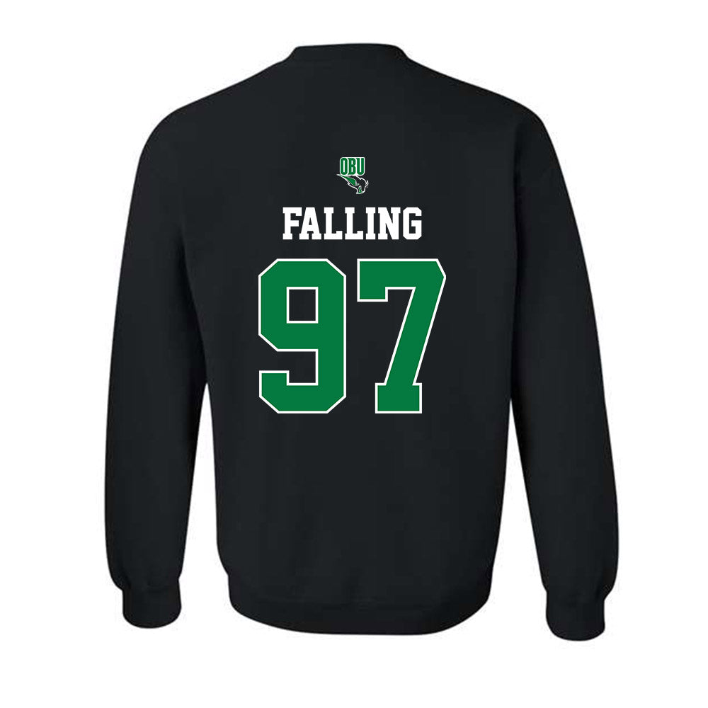 OKBU - NCAA Football : Carter Falling - Classic Shersey Crewneck Sweatshirt-1
