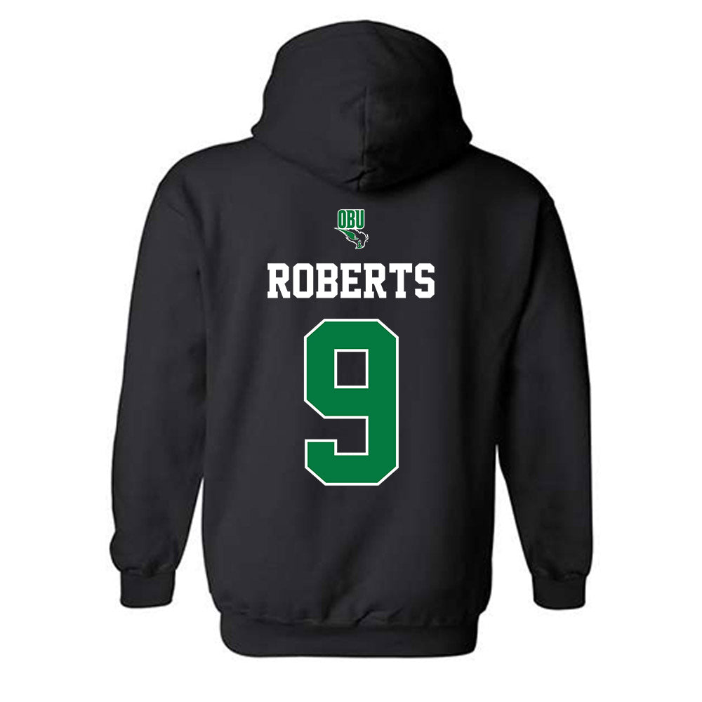 OKBU - NCAA Baseball : Blake Roberts - Classic Shersey Hooded Sweatshirt-1
