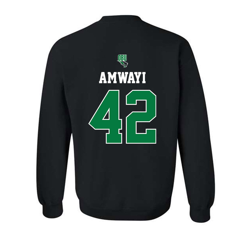 OKBU - NCAA Football : Bradley Amwayi - Classic Shersey Crewneck Sweatshirt-1
