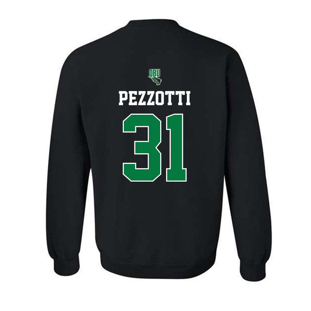 OKBU - NCAA Baseball : Luis Pezzotti - Classic Shersey Crewneck Sweatshirt-1