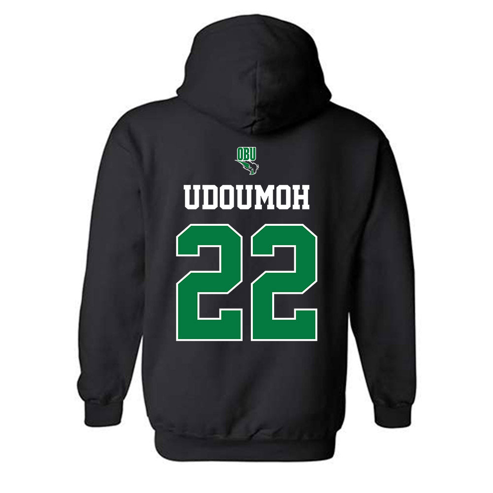 OKBU - NCAA Men's Basketball : Joshua Udoumoh - Classic Shersey Hooded Sweatshirt-1