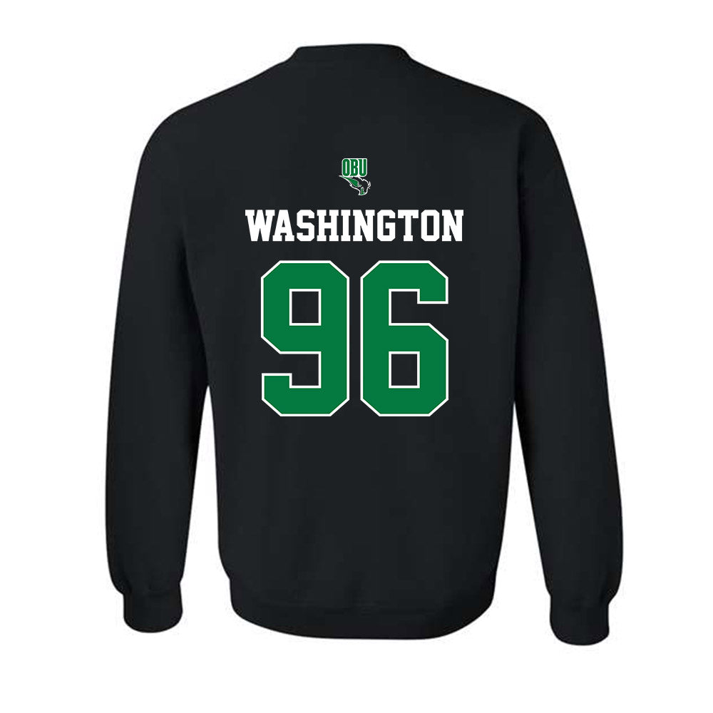 OKBU - NCAA Football : Noah Washington - Classic Shersey Crewneck Sweatshirt-1
