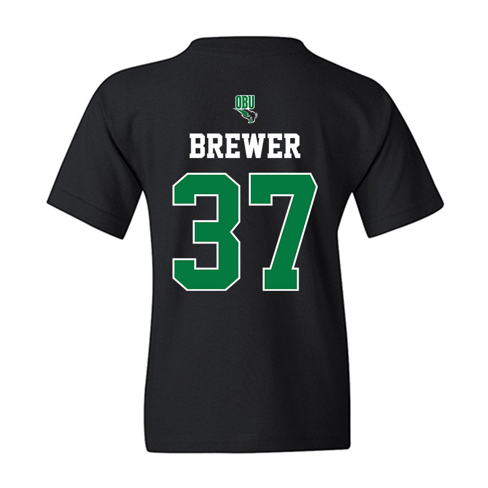 OKBU - NCAA Football : Brady Brewer - Classic Shersey Youth T-Shirt-1