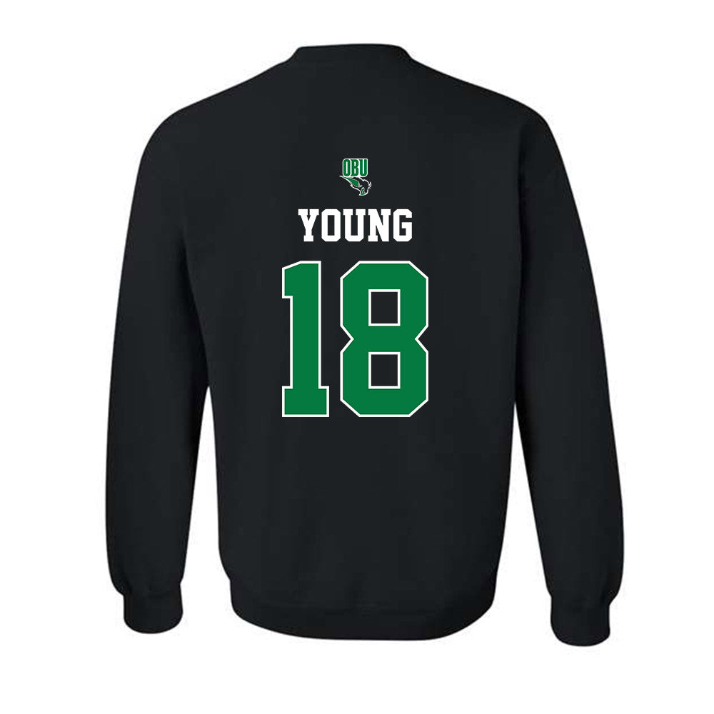 OKBU - NCAA Football : Matthew Young - Classic Shersey Crewneck Sweatshirt-1