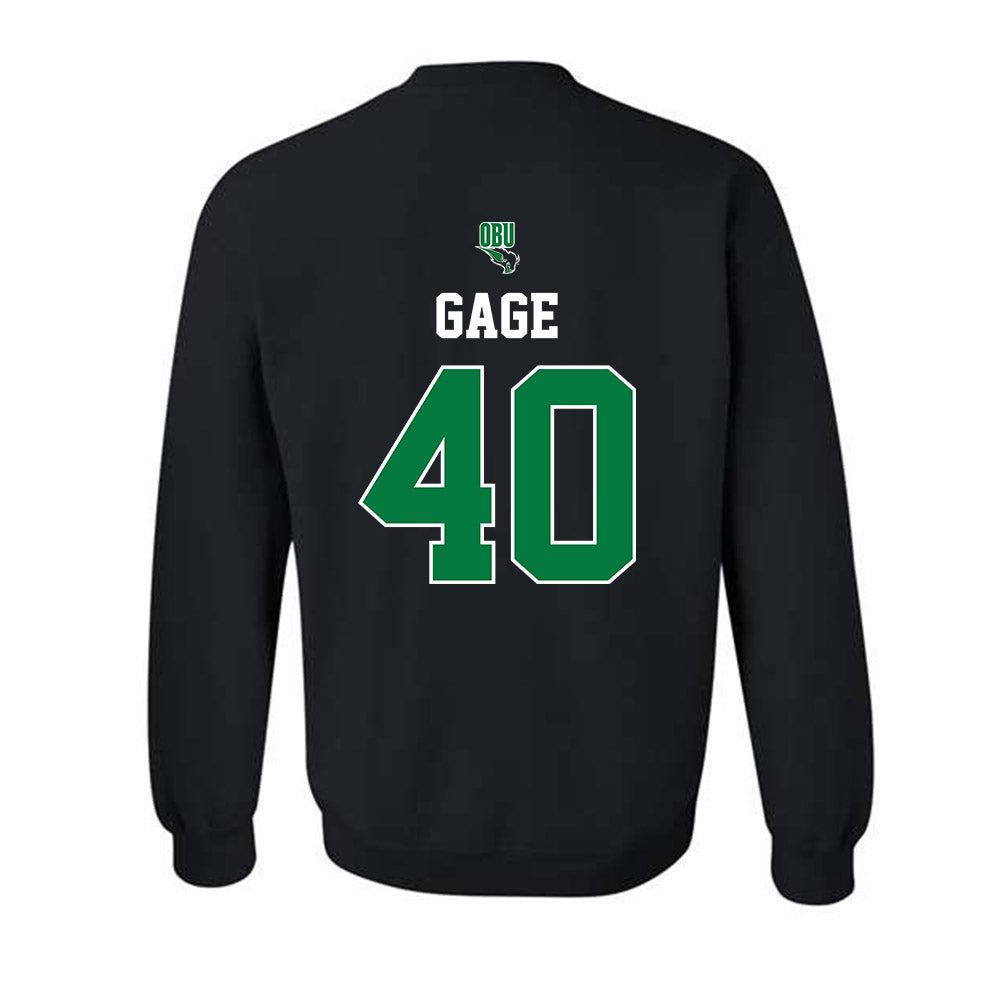 OKBU - NCAA Football : Trevor Gage - Classic Shersey Crewneck Sweatshirt-1