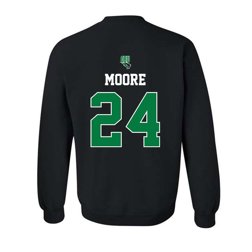 OKBU - NCAA Football : EJ Moore - Classic Shersey Crewneck Sweatshirt-1
