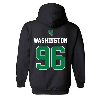 OKBU - NCAA Football : Noah Washington - Classic Shersey Hooded Sweatshirt-1
