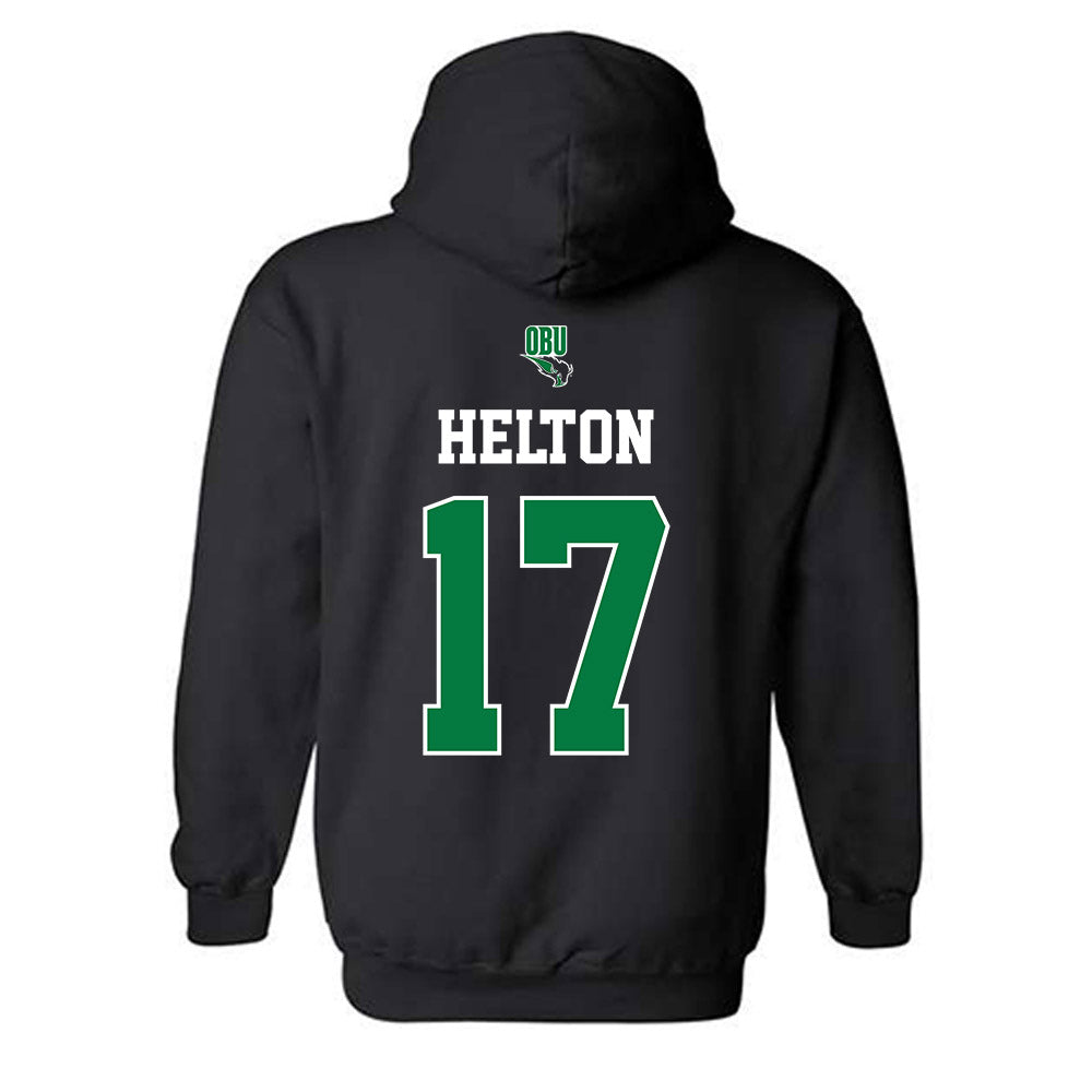 OKBU - NCAA Football : Kai helton - Classic Shersey Hooded Sweatshirt-1