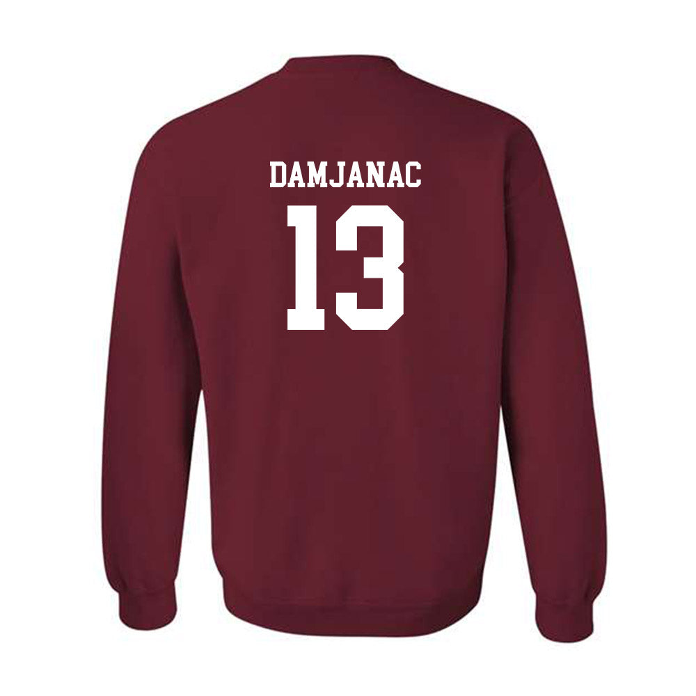 UMass - NCAA Men's Basketball : Luka Damjanac - Fashion Shersey Crewneck Sweatshirt