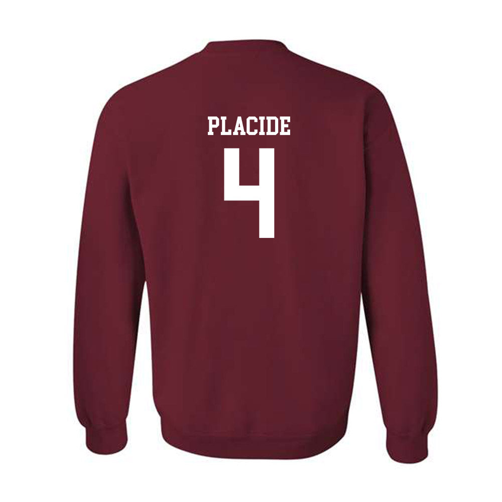 UMass - NCAA Men's Basketball : Isaiah Placide - Fashion Shersey Crewneck Sweatshirt-1